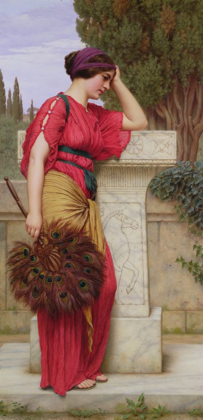 El Pensativo de John William Godward